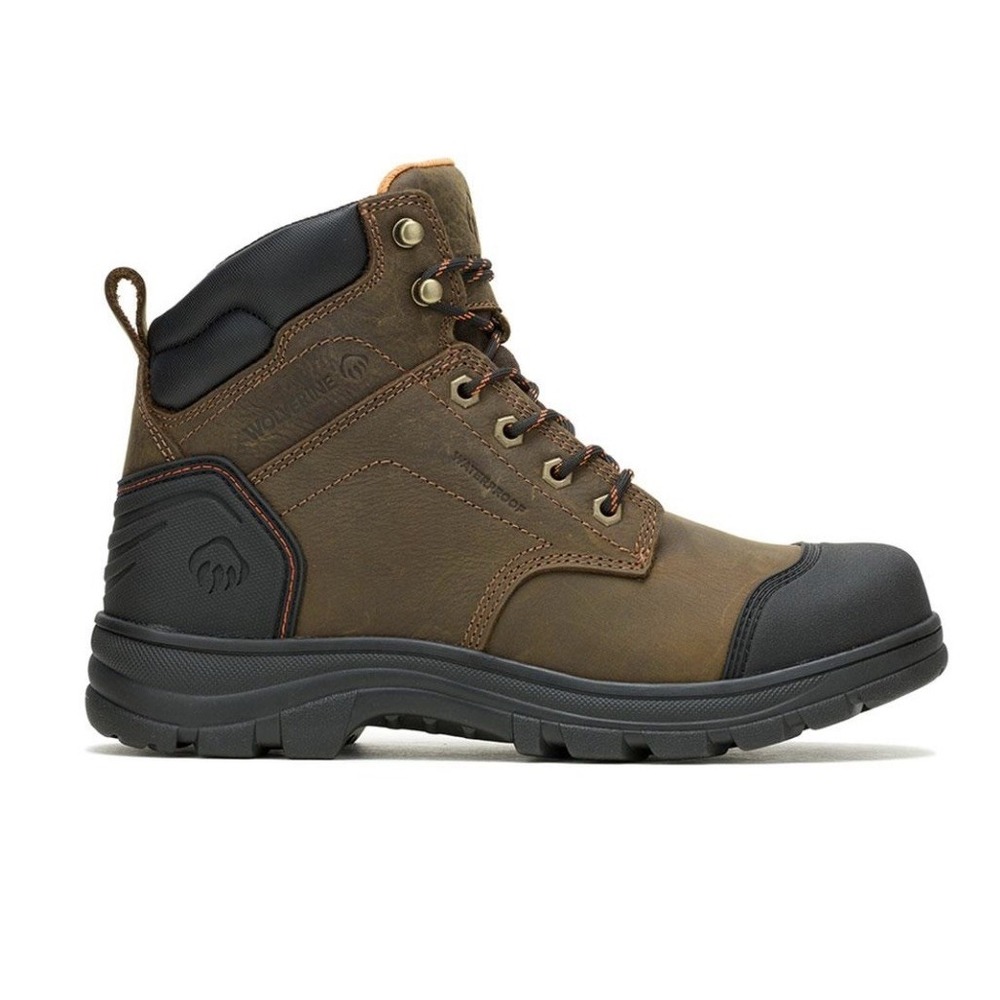 Wolverine Men Carlsbad Cap-Toe 6" Steel-Toe Work Boot Shoes 11.5 M New!